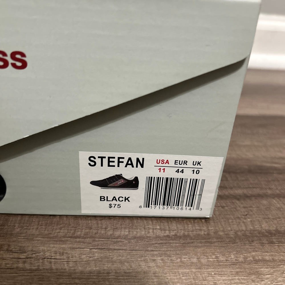 Alpine Swiss Sneakers Men's 11 Black Low Top Casual Urban Lifestyle Shoes STEFAN - Picture 13 of 13